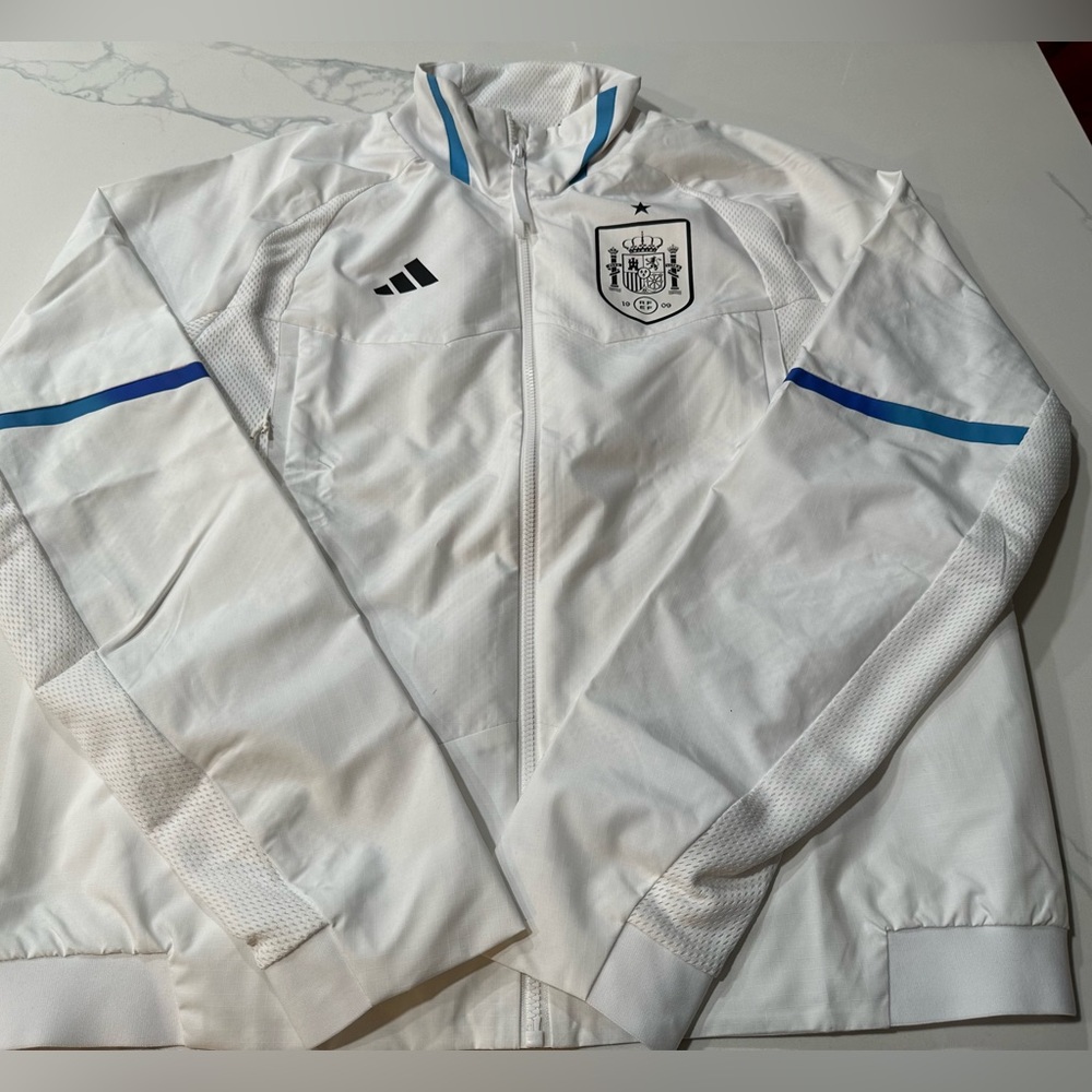 Spain, Royal Spanish Football Federation Adidas Men’s Jacket Retails For $140